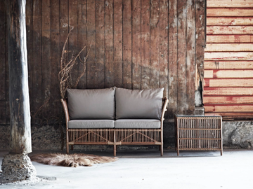 DONATELLO - 2 seater rattan sofa by Sika Design - view 3